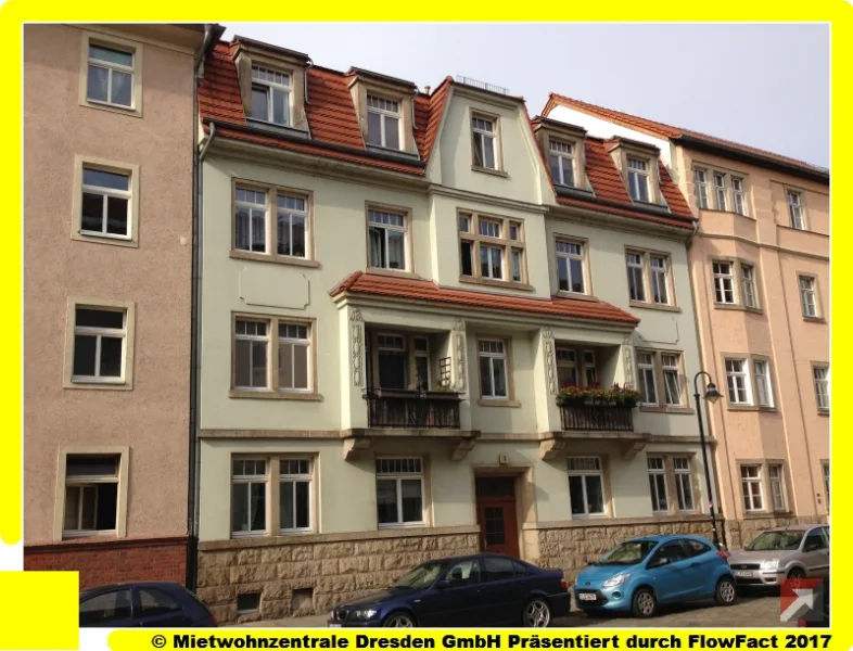 Objektansicht - 2 Zimmer in Pieschen - Wohnung kaufen in Dresden - Schöne 2-Zimmer-Wohnung in Pieschen!