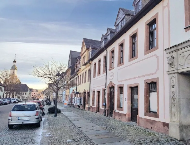 Gebäudeansicht - Laden/Einzelhandel mieten in Rochlitz - 240 m² großer Laden im Stadtzentrum von Rochlitz zur MIETE