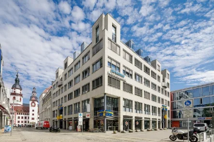 Ansicht - Büro/Praxis mieten in Chemnitz - Neubau Bürofläche in Chemnitz am Markt