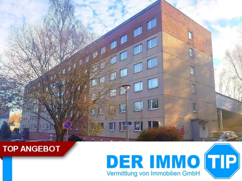 Gebäudeansicht - Büro/Praxis mieten in Chemnitz - Über 500 m² Lagerfläche günstig in Chemnitz Borna mieten - nahe Autobahn!