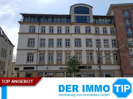 Ansicht - Büro/Praxis mieten in Chemnitz - Büro in Bahnhofsnähe mieten