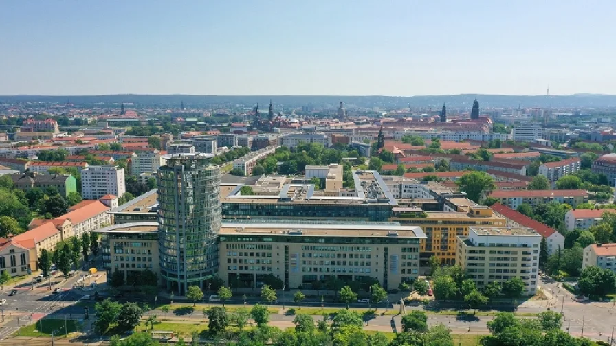 Gesamtansicht - Büro/Praxis mieten in Dresden - Rund 5.600 m² innerstädtische Bürofläche in Dresden zur Miete