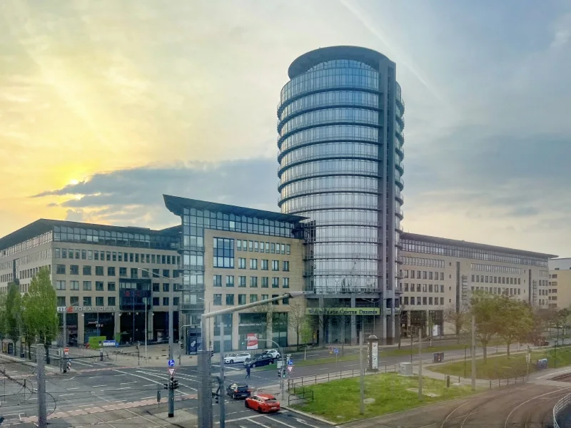 Gebäudekomplex - Büro/Praxis mieten in Dresden - Büro mit Weitblick | Moderne Bürofläche in zentraler Lage von Dresden