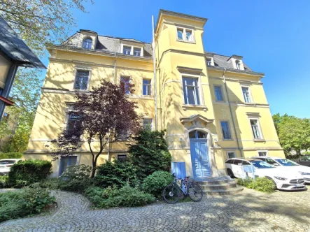Hinterhof - Büro/Praxis mieten in Dresden - Bürofläche im Preußischen Viertel zur Miete | 92 m² in repräsentativer Villa!