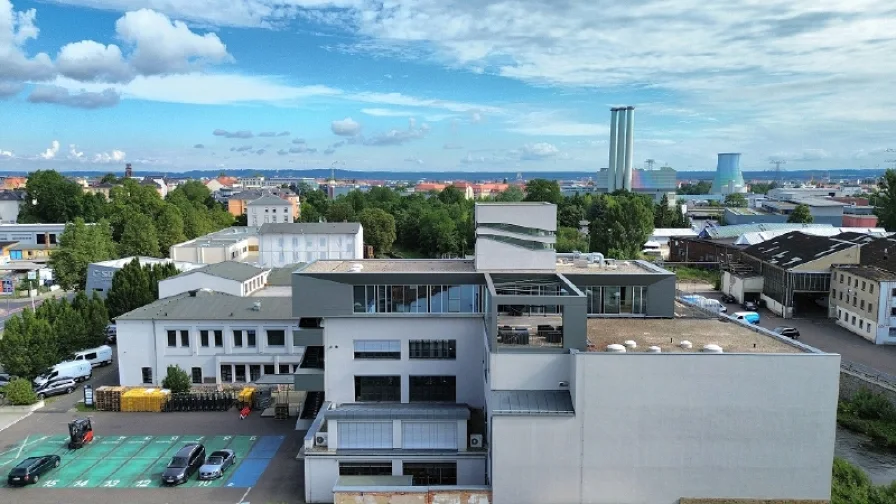 Außenansicht - Büro/Praxis mieten in Dresden - Modernes Loftbüro in Dresden | Dachterrasse(n) | Dusche | EBK | Klimaanlage