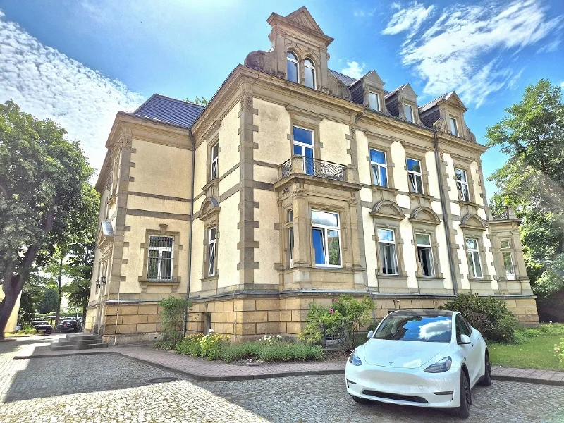 Gebäudeansicht - Büro/Praxis mieten in Dresden - Loftbüro | Repräsentative Bürovilla in Dresden Neustadt | mit Parkplätzen zur Miete!