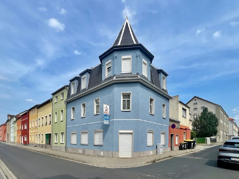 Gebäudeansicht - Laden/Einzelhandel mieten in Großenhain - Innenstadt von Großenhain | ca. 216 m² Gewerbefläche (teilbar) zur Miete