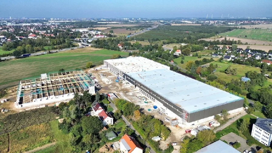 Arealansicht - Halle/Lager/Produktion mieten in Borsdorf - Nahe der A14 | Moderne Neubauhalle im Erstbezug | Nahe Leipzig