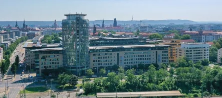 Vogelperspektive neu - Büro/Praxis mieten in Dresden - Büro im WTC | Arbeiten im Herzen der Stadt Dresden | I Erstklassiger Standort