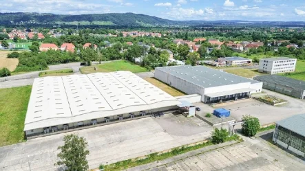 Gebäudeansichten - Halle/Lager/Produktion mieten in Dresden - Gewerbepark in Dresden Sporbitz | 9.230 m²  Hallenfläche plus Freifläche zur Miete