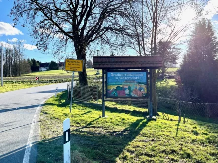 Herzlich Willkommen in Waltersdorf! - Grundstück kaufen in Porschdorf / Waltersdorf - Baugrundstück in der Sächsischen Schweiz