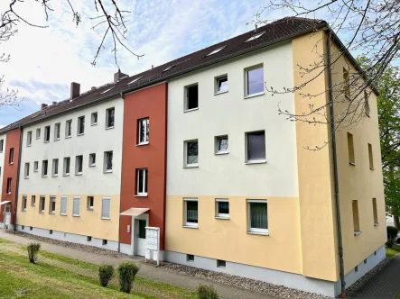 Hausansicht - Wohnung kaufen in Riesa / Pausitz - Vermietete-Wohnung mit Balkon in der Pausitzer Delle