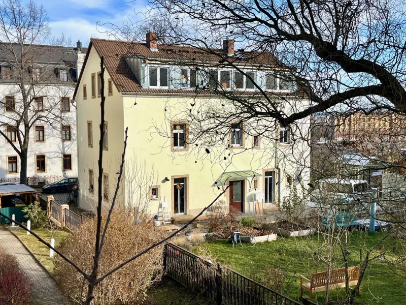  - Haus kaufen in Dresden / Cotta - Doppelhaushälfte mit 6 Zimmern im Dresdner Westen - schöne Wohnlage!