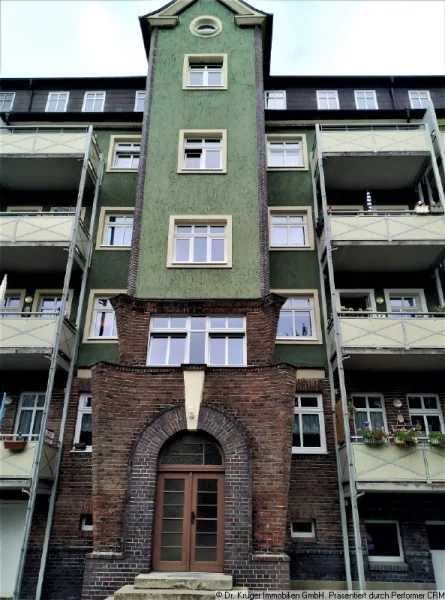Ansicht - Wohnung kaufen in Zwickau - Kapitalanlage: Gepflegte 2- Zimmer Wohnung mit Balkon in Zwickau