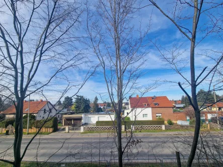 Blick vom Balkon - Wohnung mieten in Leipzig - Hell / Modern / Neu