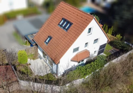 Außenansicht - Haus kaufen in Leipzig - Modernes Einfamilienhaus in der Siedlung Sommerfeld