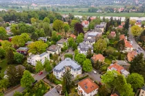 Luftbild _ Blick zur Elbe