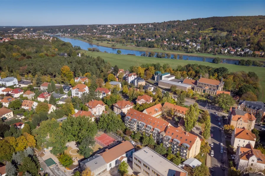 Luftbild Stadtteil Tolkewitz