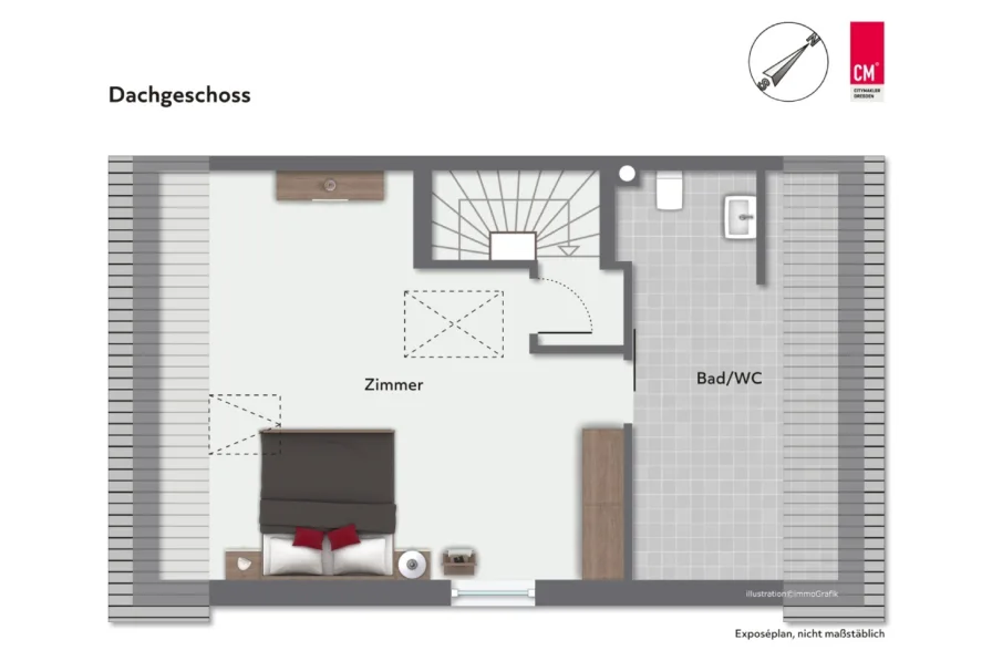 Grundriss Dachgeschoss