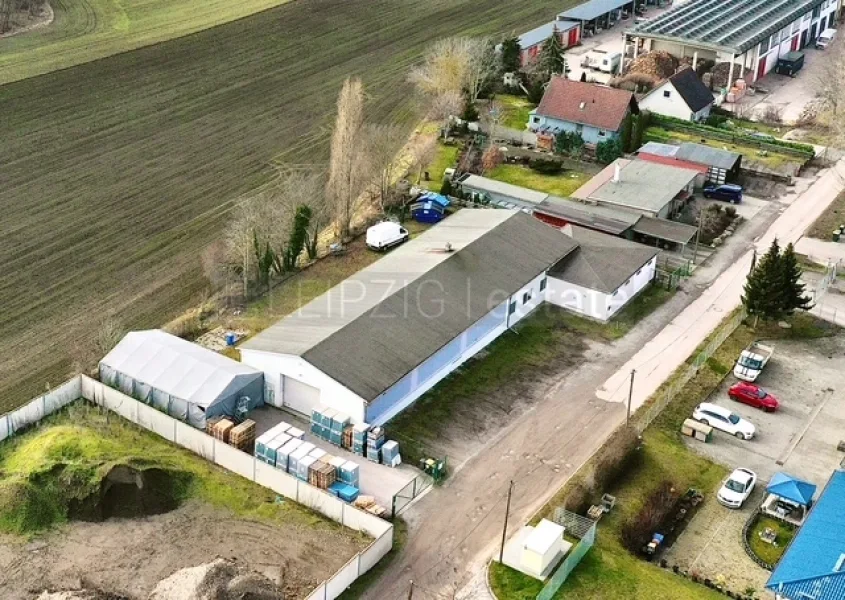  - Halle/Lager/Produktion kaufen in Bad Dürrenberg / Goddula - 548m² Gewerbehalle, auf 1.929m² Grdst. für Handwerk oder Logistik, bei Bad Dürrenberg