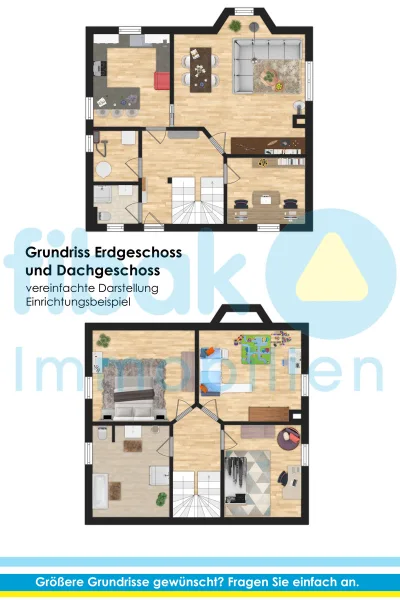 Portal Grundrisse EG + DG