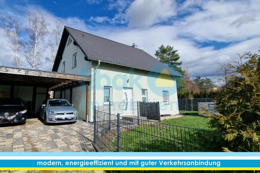 Titelbild - Haus kaufen in Leipzig / Grünau-Siedlung - In der Stadt & doch im Grünen: Ihr neues Haus direkt zum einziehen
