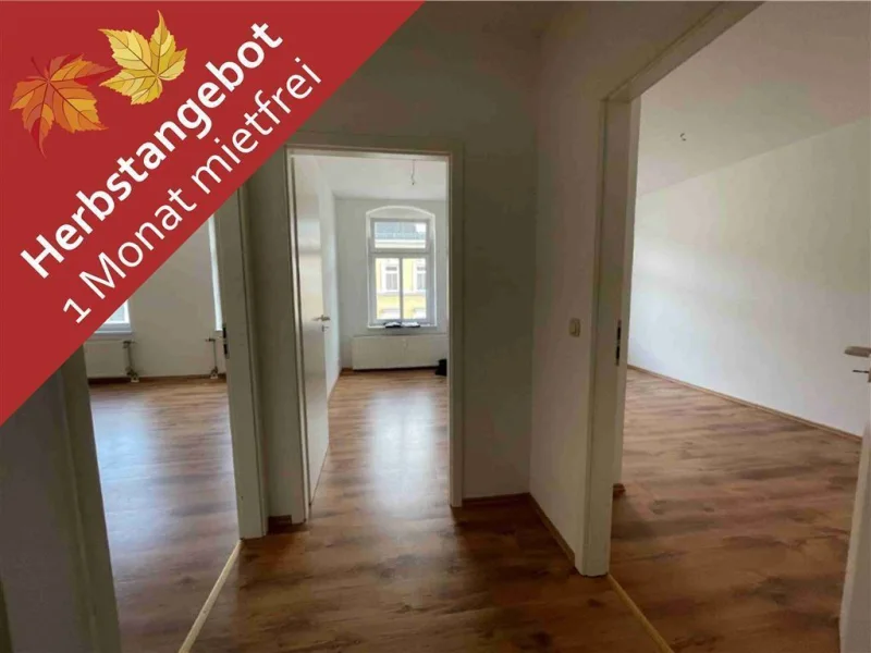 Aktion! - Wohnung mieten in Chemnitz - +++ 1 Monat mietfrei! Helle 3 Zimmer-Wohnung mit Balkon und Aufzug in Bernsdorf +++