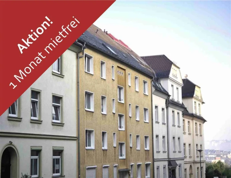 Aktion! - Wohnung mieten in Plauen - +++ 1 Monat mietfrei! 2 Raumwohnung mit Balkon und Blick ins Grüne +++