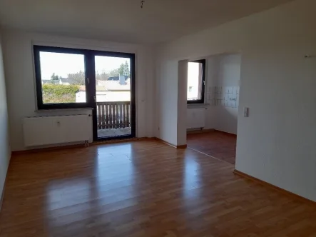 Wohnzimmer - Wohnung mieten in Großwig b Torgau - +++ Wohnen auf dem Land - 2 Raumwohnung mit Balkon +++