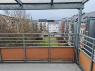 Ausblick vom überdachtem Balkon