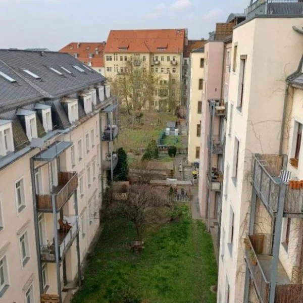 Ausblick - Wohnung mieten in Dresden - +++ Helle 2-Raumwohnung direkt in der Neustadt +++