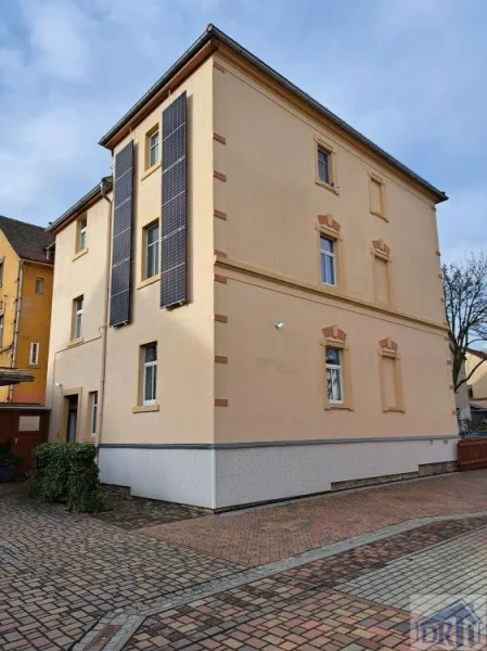 Ansicht aus dem Garten - Wohnung mieten in Zittau - Wohnen im Dreifamilienhaus in ruhiger Seitenstraße in Zittau Süd!