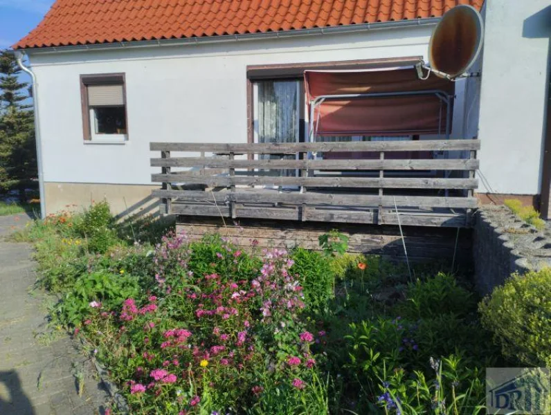 Terrasse am Wohnzimmer