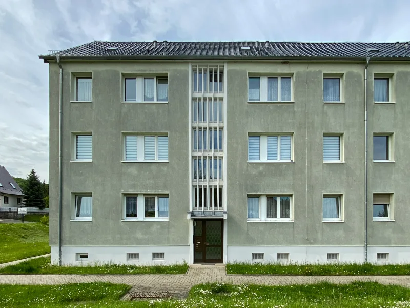 Außenansicht - Bild 1 - Wohnung mieten in Balgstädt - Frisch renoviert! 3-Raum-Wohnung in praktischer Ortslage Balgstädts!