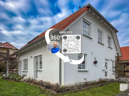 Außenansicht - Bild 1 - Haus kaufen in Naumburg (Saale) - Traumhaftes Einfamilienhaus in ruhiger Naumburger Wohnsiedlung