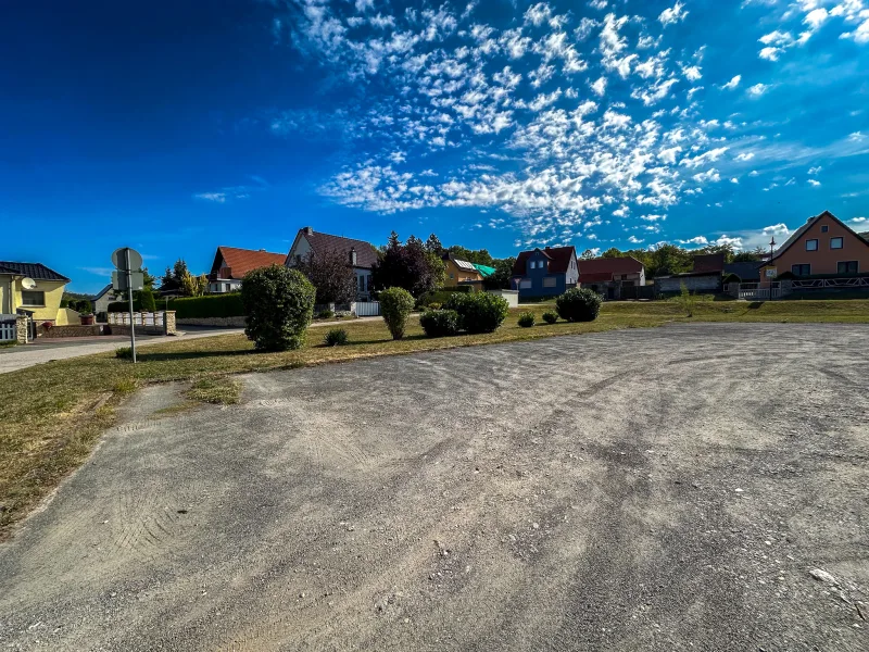 Parkplatz vor dem Haus