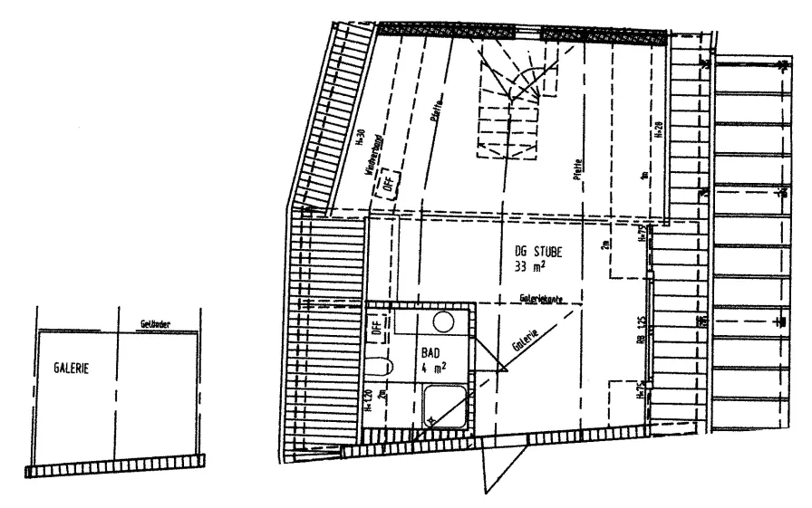 Grundriss Dachgeschoss