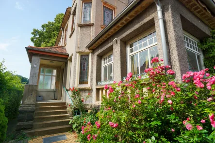 Eingang - Haus kaufen in Großröhrsdorf - Jugendstil trifft Fabrikantenvilla