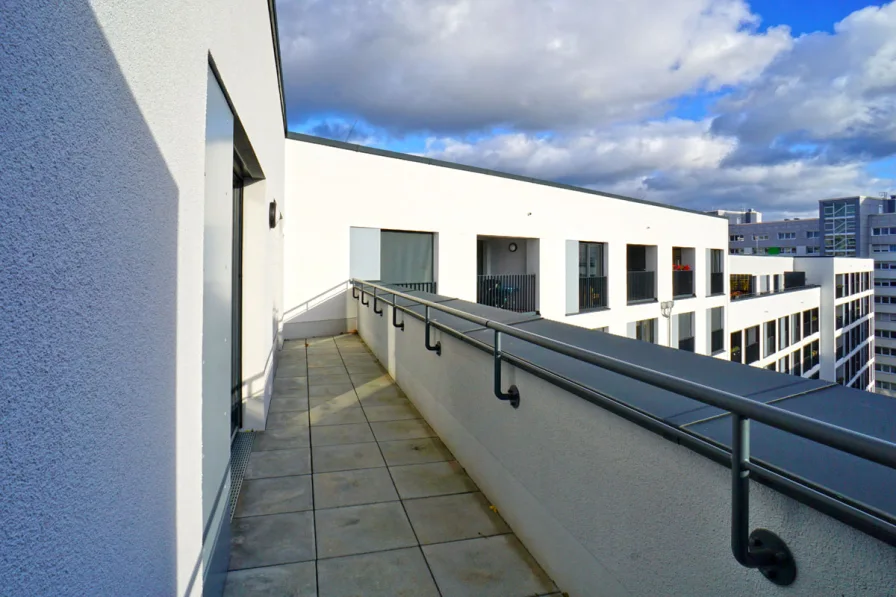 Dachterrasse - Wohnung mieten in Dresden - Johannstadt: DACHTERRASSE + EINBAUKÜCHE