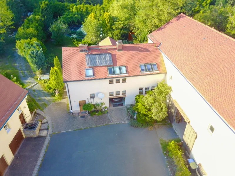 Hofansicht - Haus kaufen in Bahretal - Scheunenromantik auf Vierseitenhof