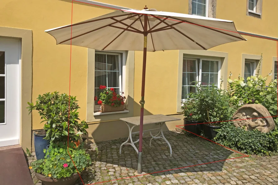 kleine Terrasse