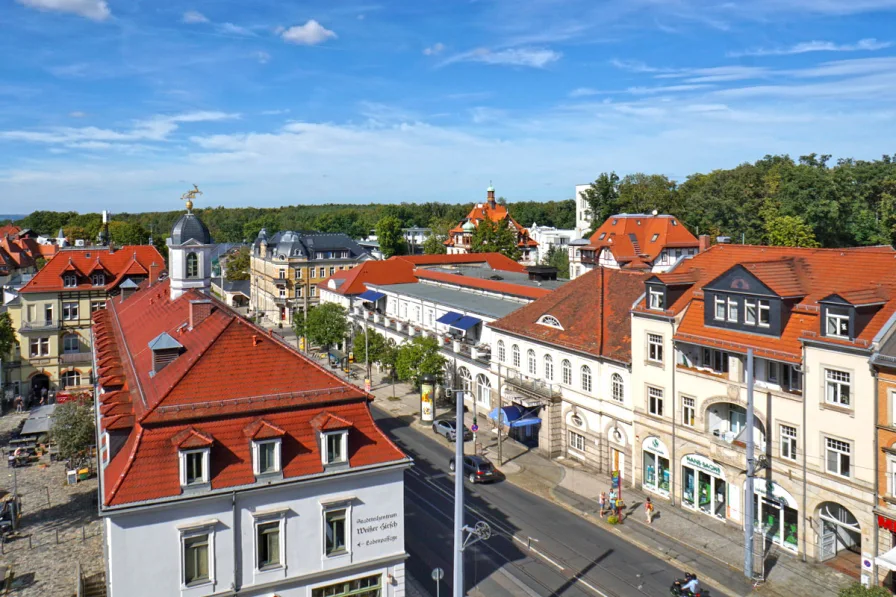 Blick - Wohnung mieten in Dresden - Über den Dächern des Weißen Hirschs