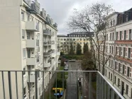 Blick vom Balkon