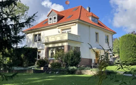 Südseite - Haus kaufen in Bernburg - Herrschaftliche Villa in Bestlage