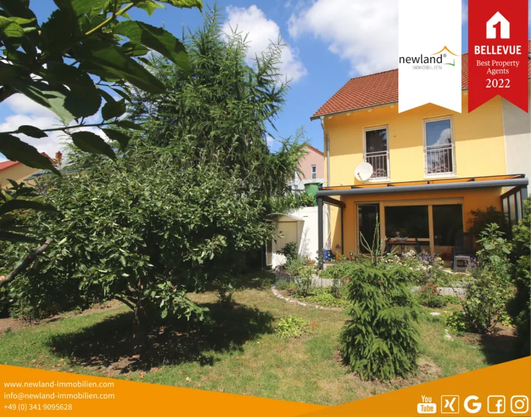 Reihenendhaus in Markranstädt - Haus kaufen in Markranstädt - Liebenswertes Schmuckstück mit Gartenpanorama in Markranstädt!