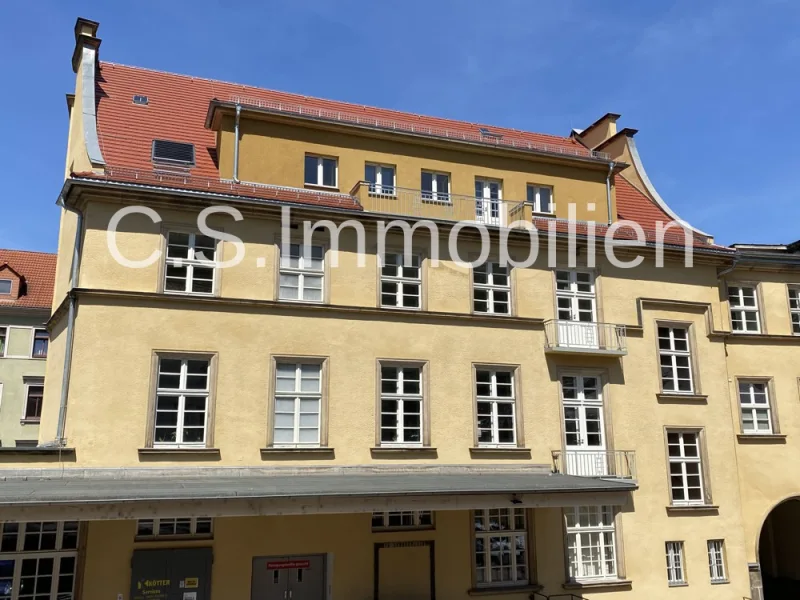 Hofansicht - Büro/Praxis mieten in Meißen - Exclusive, komplett sanierte Büroetage in historischer Meißner Altstadt