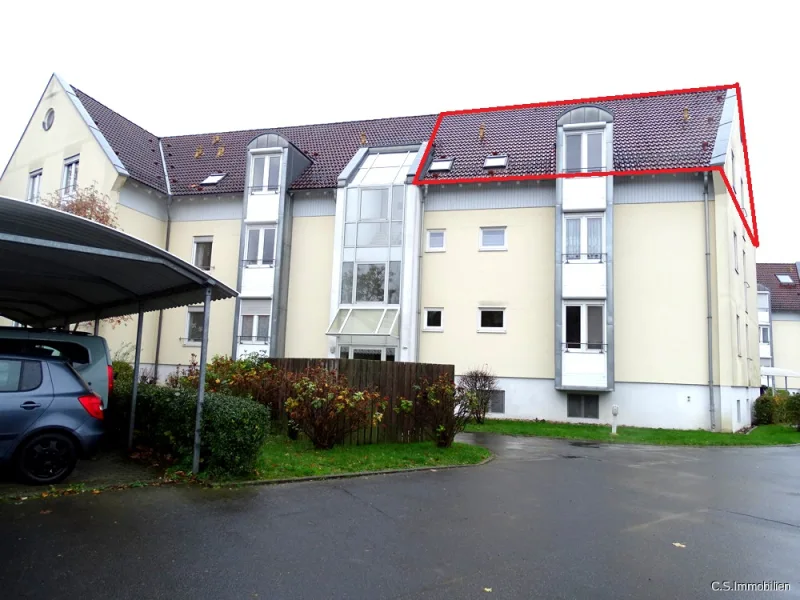 5613_Ansicht - Wohnung kaufen in Dresden / Weißig - Geniale 2-Raum Eigentumswohnung mit zusätzlichem Maisonette-Bereich