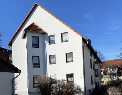 5680_Hausansicht - Wohnung kaufen in Dresden / Weißig - Attraktive und sehr gepflegte 2-Zimmer Eigentumswohnung in Weißig