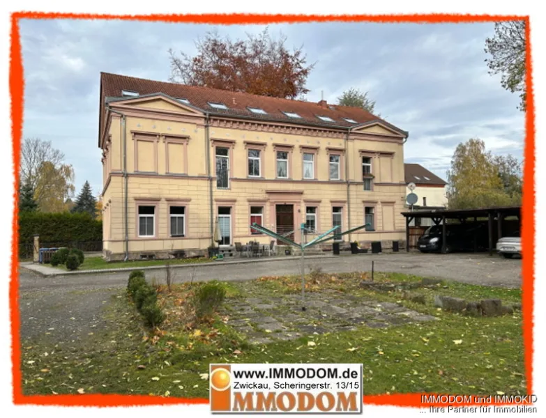 Hausansicht - Zinshaus/Renditeobjekt kaufen in Zwickau - KAPITALANLAGE in Zwickau, herrschaftliches Gebäude mit 6 vermieteten Wohnungen!