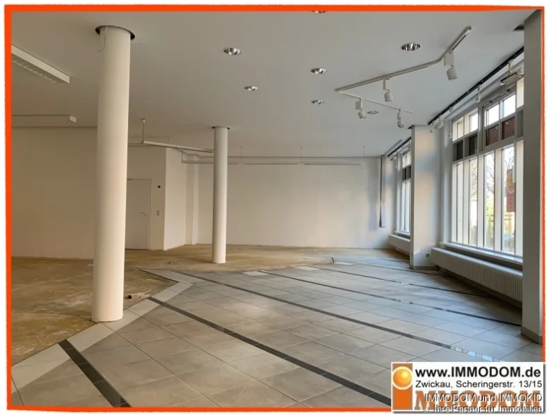 Innenansicht - Büro/Praxis kaufen in Wilkau-Haßlau - +++ Praxis- oder Ladenfläche +++ barrierefrei im Erdgeschoss +++